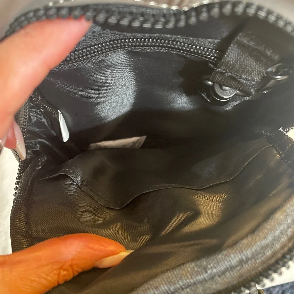 NWT DUCHAMP Versatile Unisex Rubberized Utility Sling Bag - Color: Taupe/Gray - Picture 12 of 14